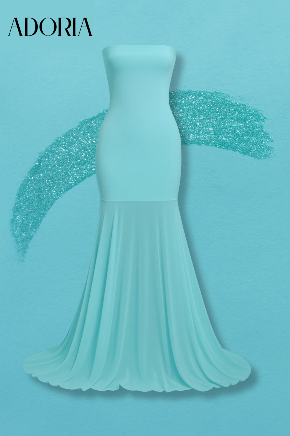 Flowy Mesh Mermaid Dress