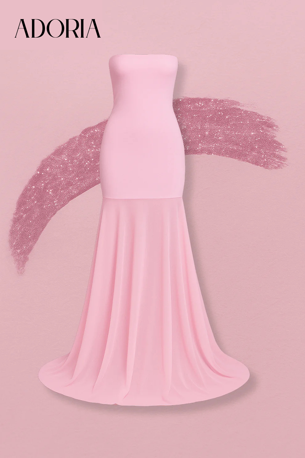Flowy Mesh Mermaid Dress