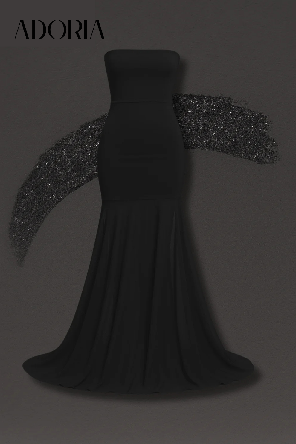 Flowy Mesh Mermaid Dress
