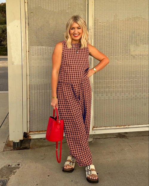 Gingham 2 Piece Set
