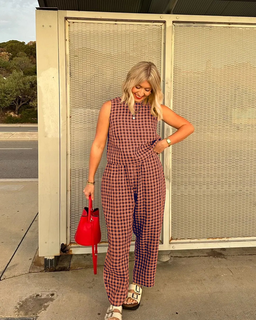 Gingham 2 Piece Set