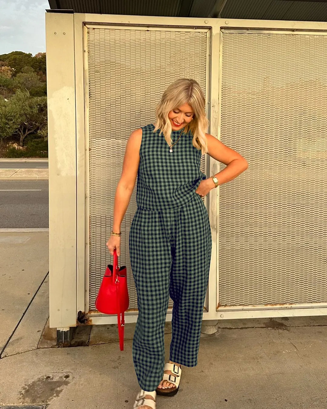 Gingham 2 Piece Set