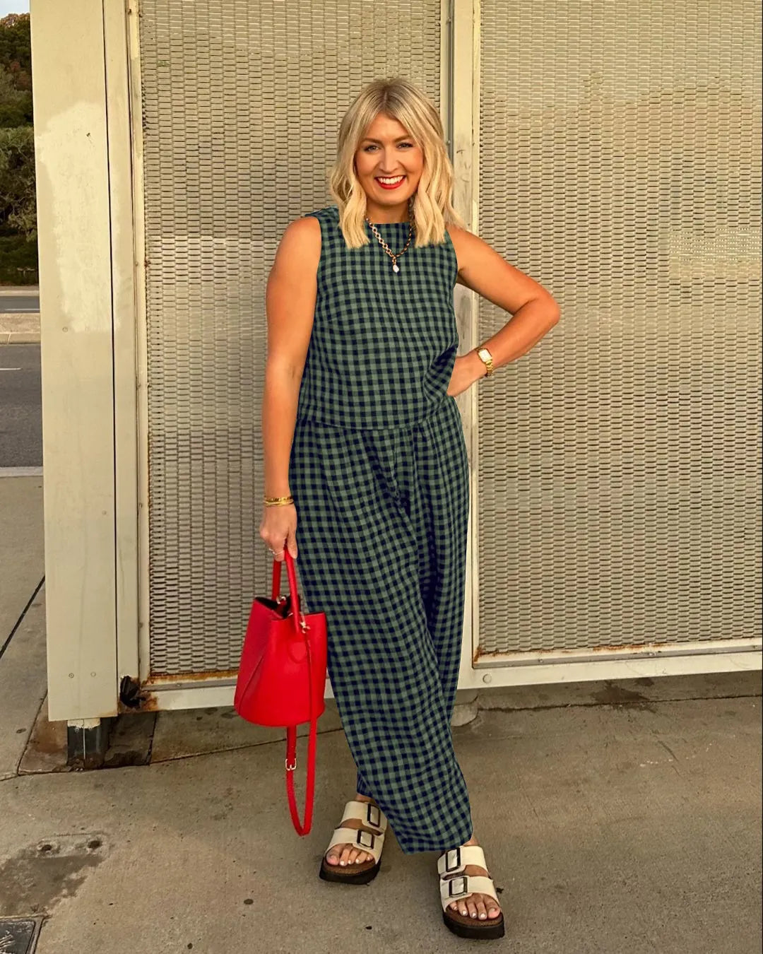 Gingham 2 Piece Set