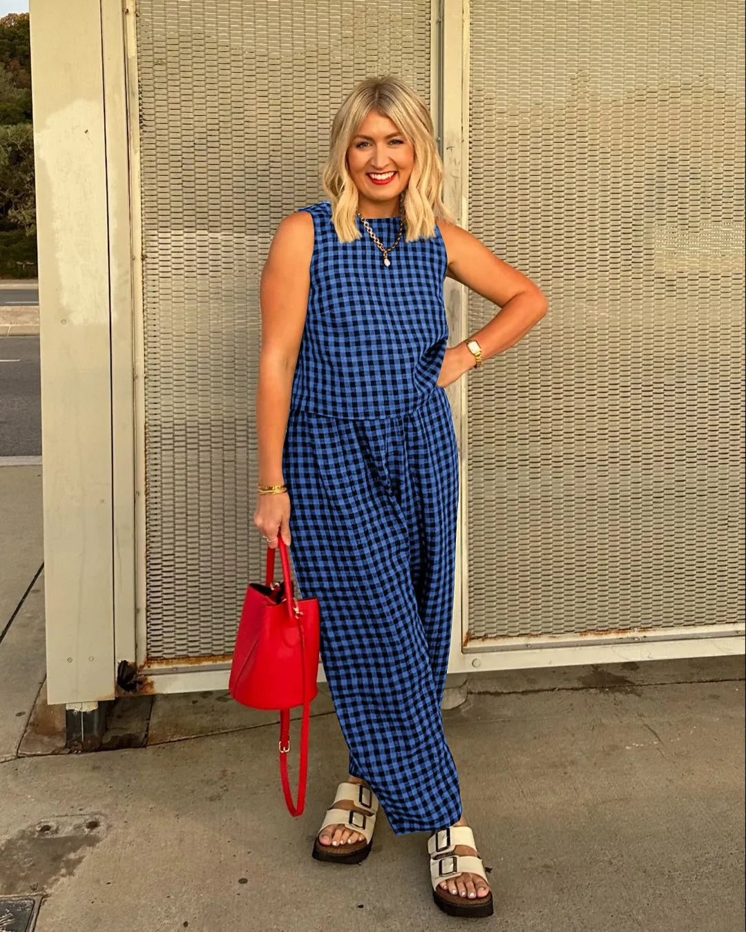Gingham 2 Piece Set