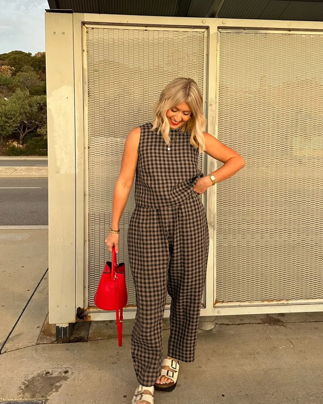 Gingham 2 Piece Set