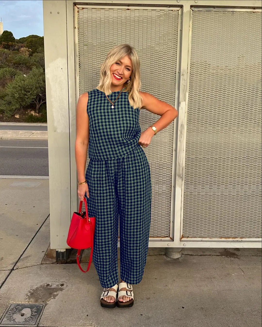 Gingham 2 Piece Set