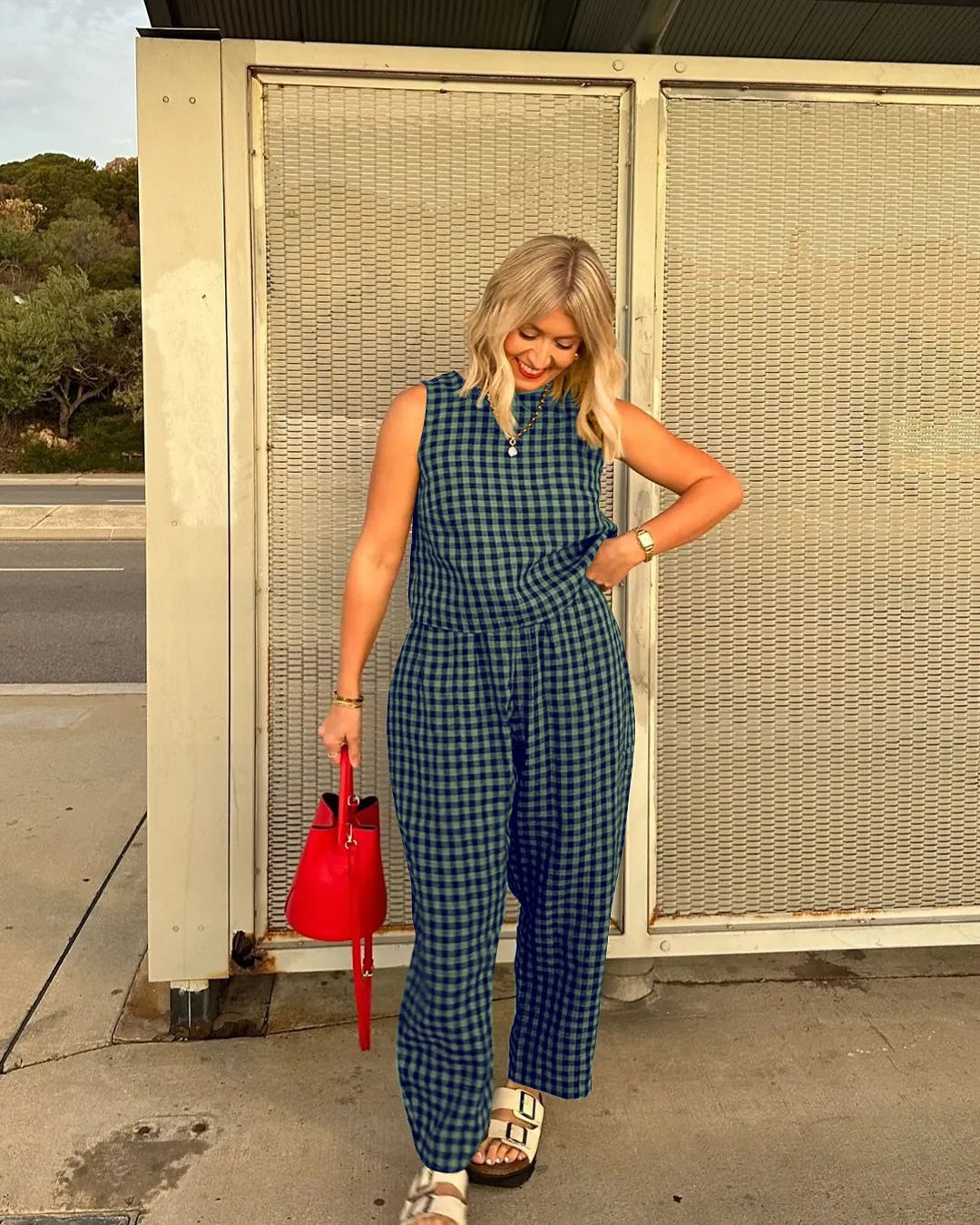 Gingham 2 Piece Set