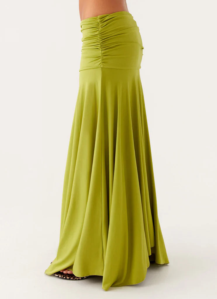 Olive Ruched Set