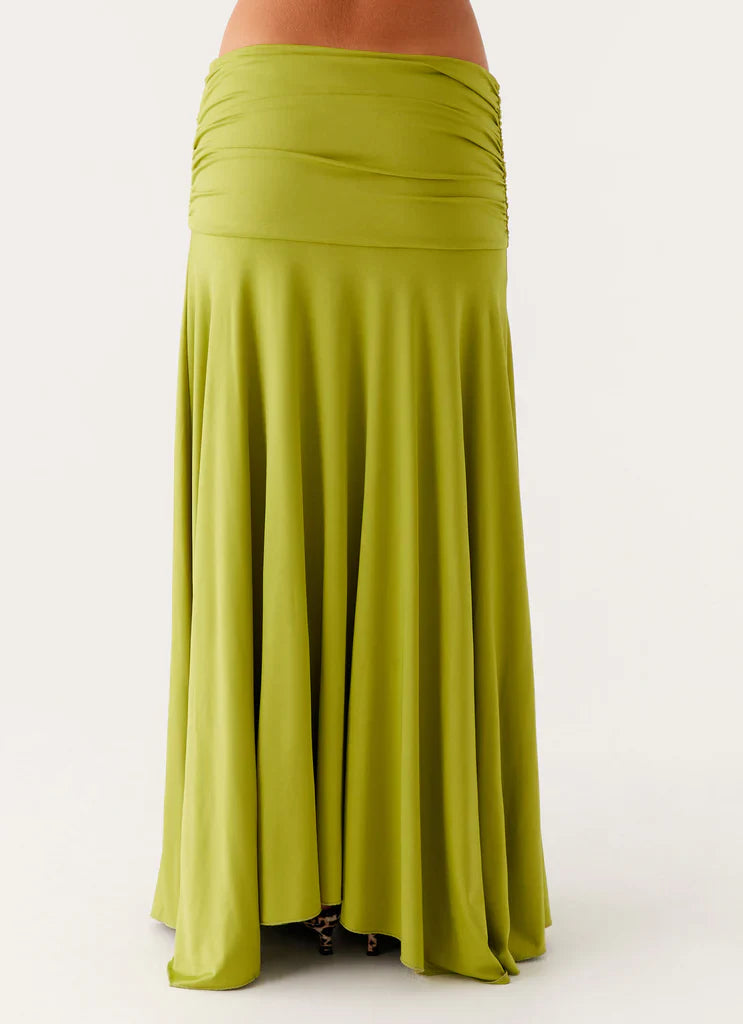 Olive Ruched Set