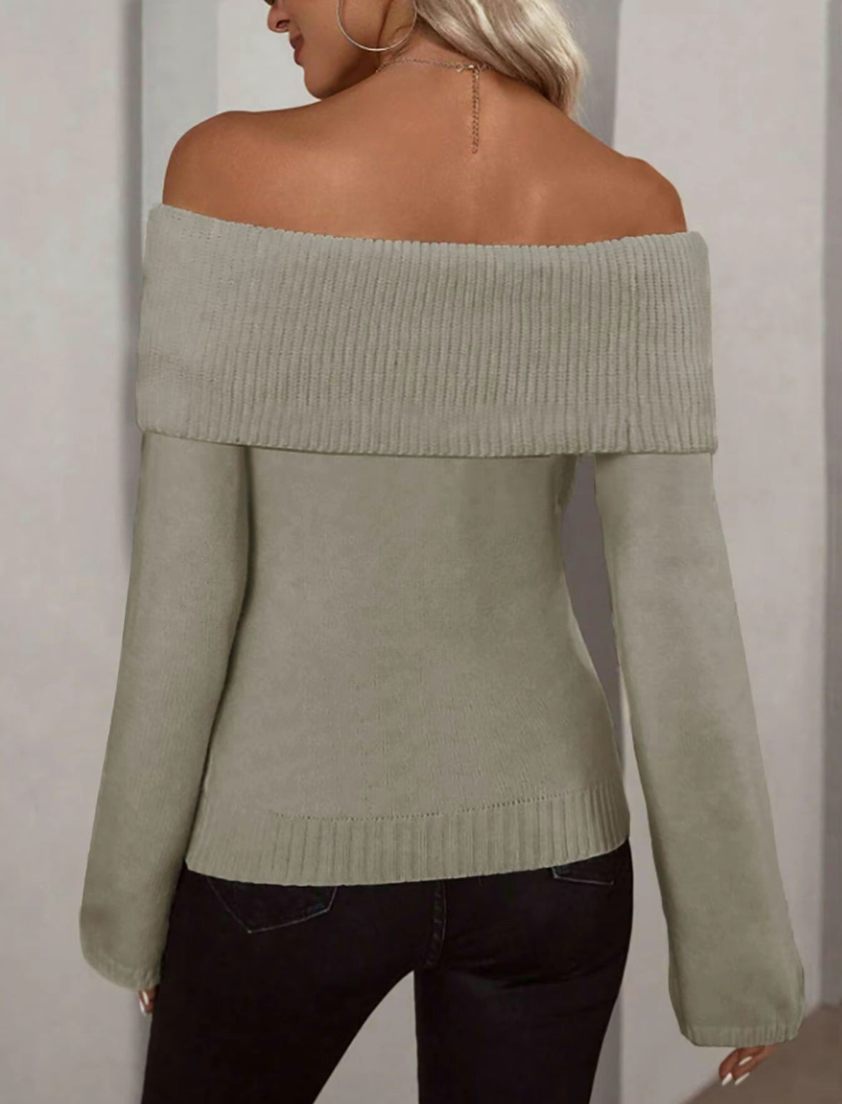 Off The Shoulder Sweater