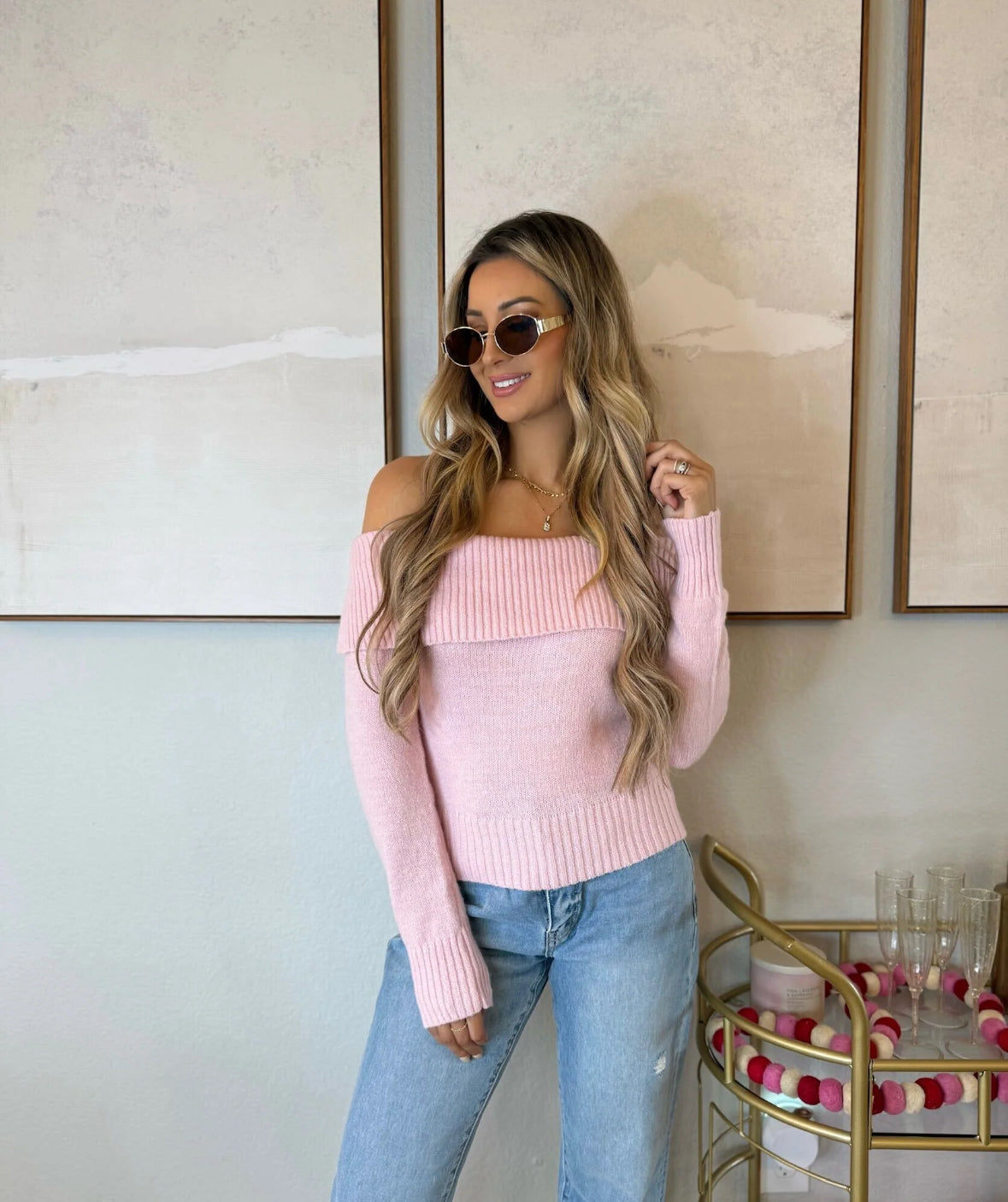 Off The Shoulder Sweater