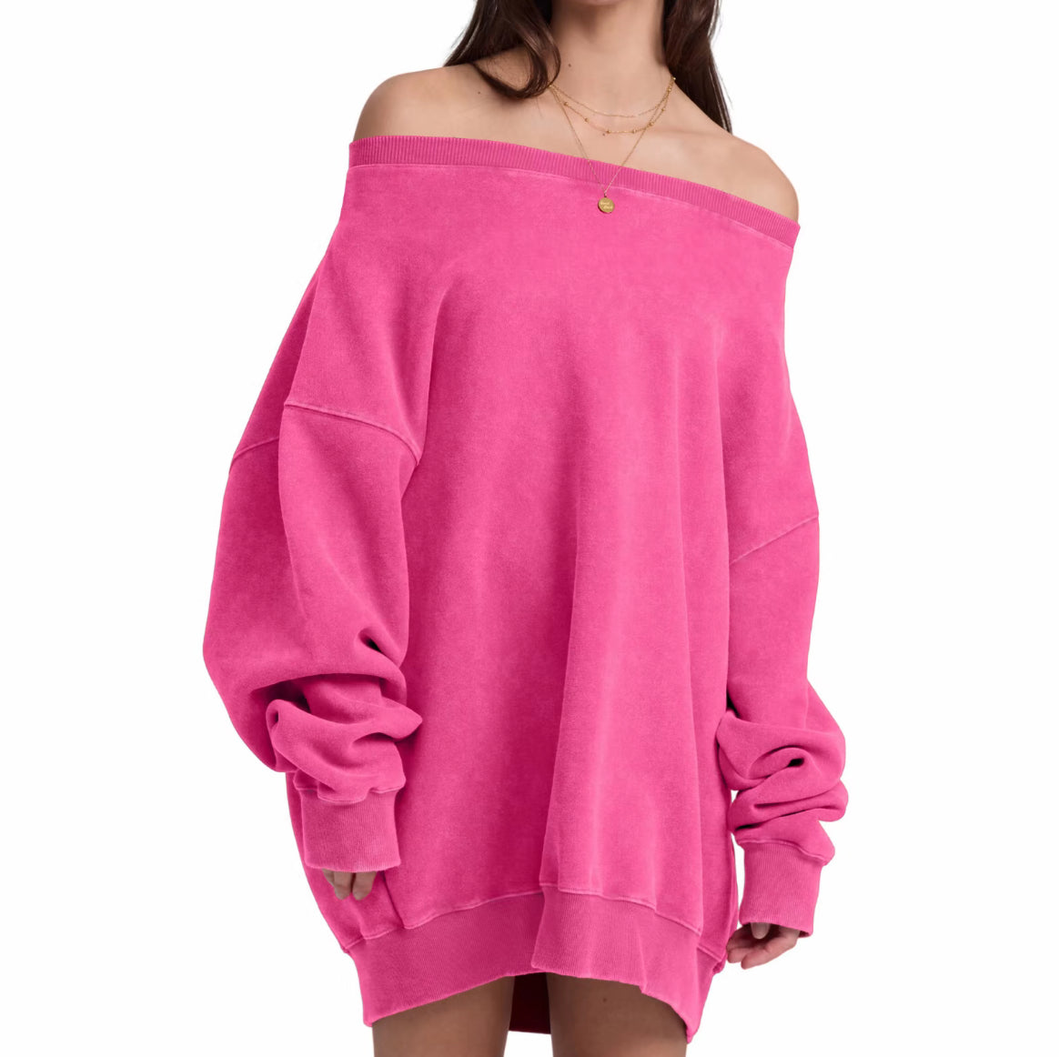 Off The Shoulder Crewneck