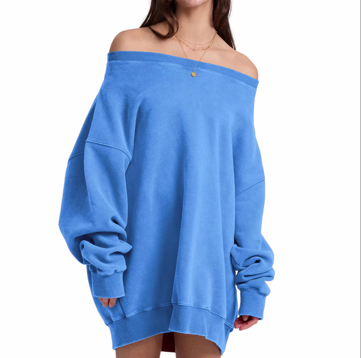 Off The Shoulder Crewneck