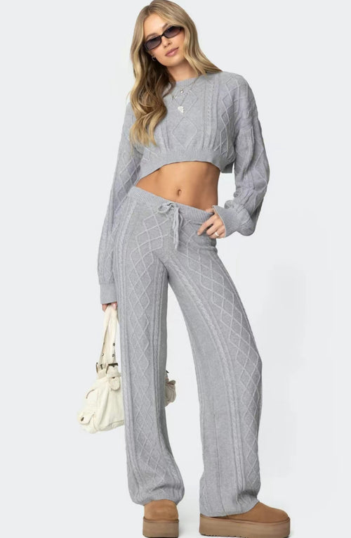 Cable Knit Pants