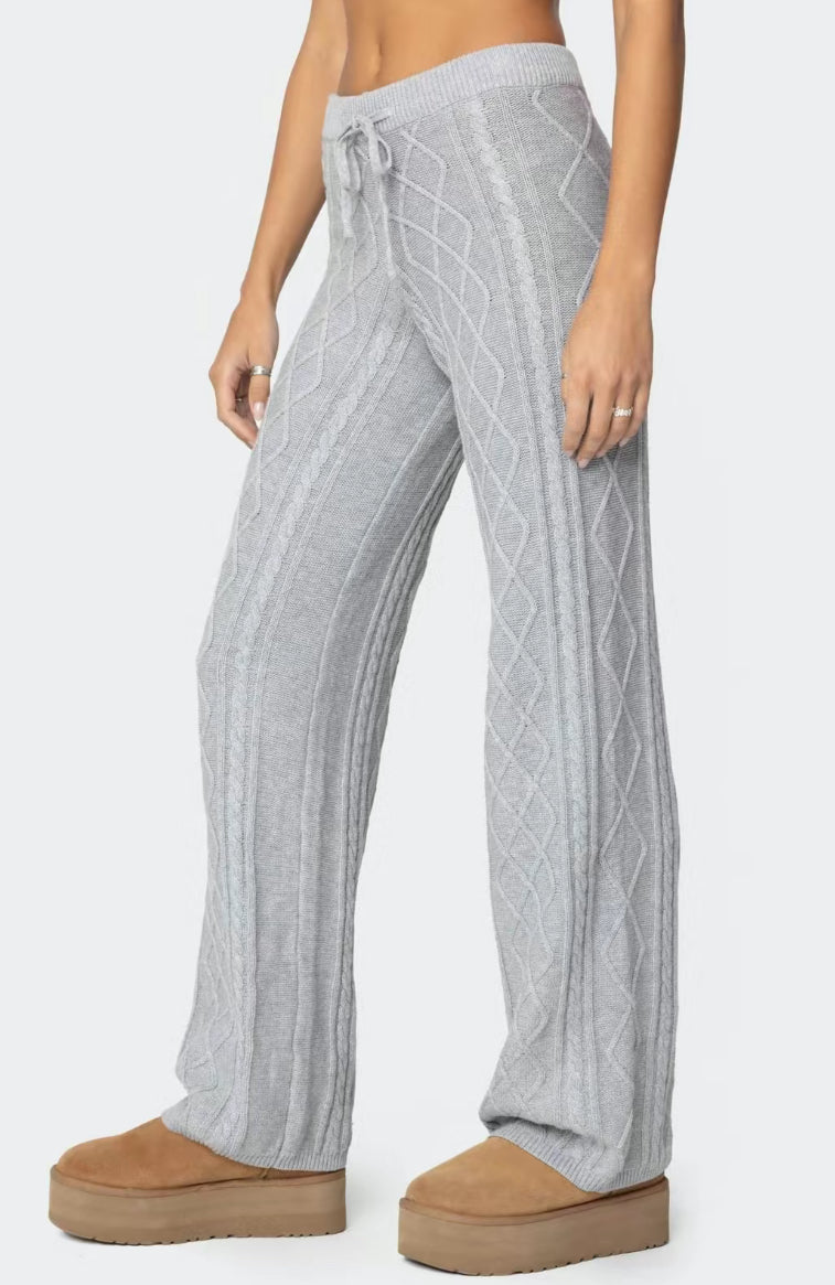 Cable Knit Pants