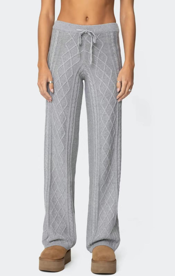 Cable Knit Pants