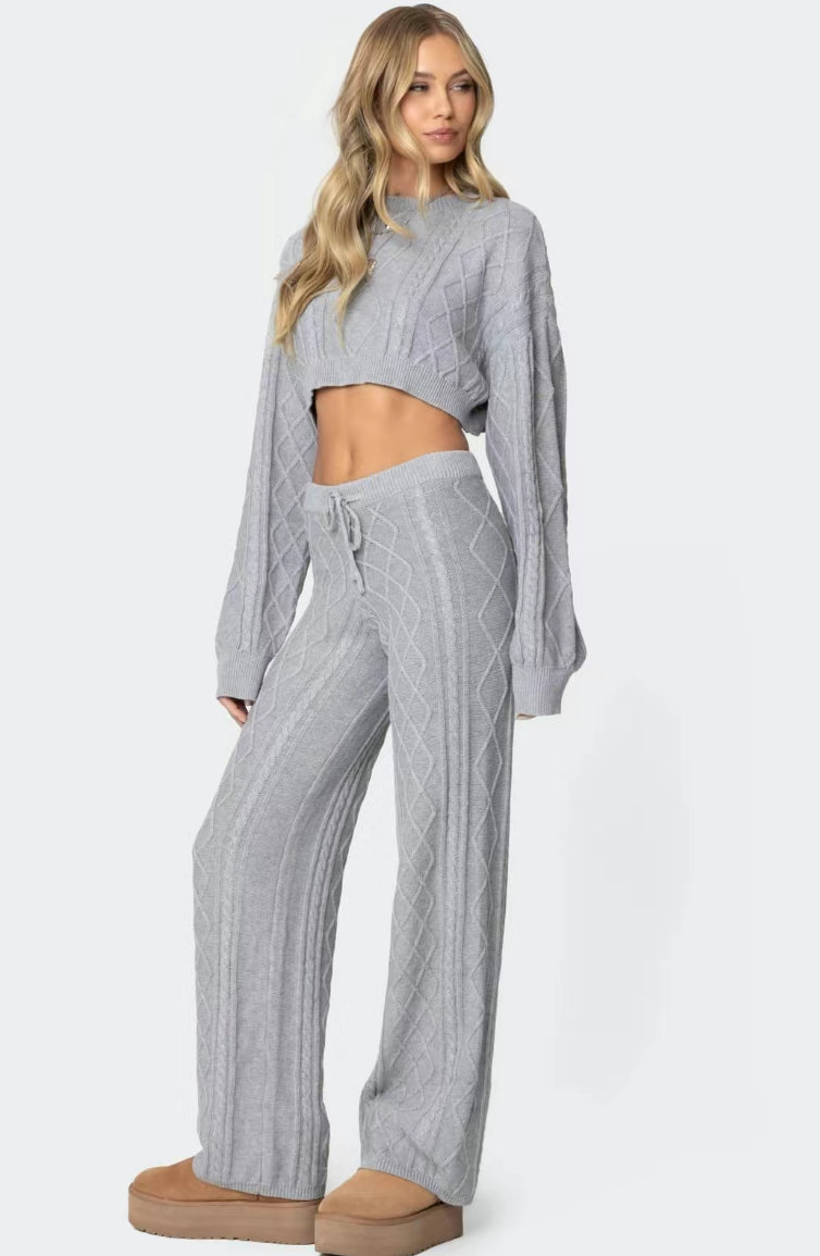 Cable Knit Pants
