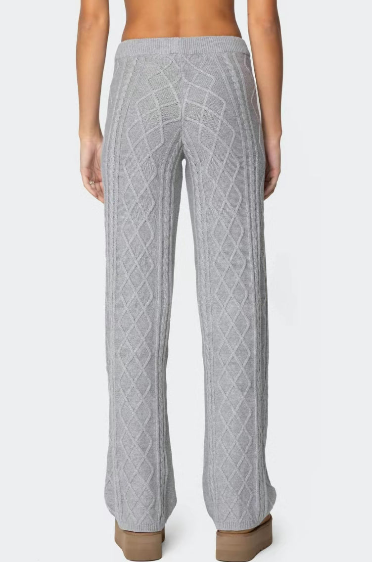 Cable Knit Pants