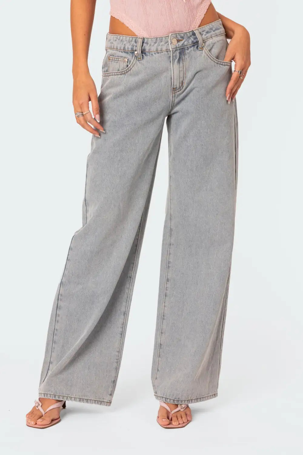 Pink Bow Jeans