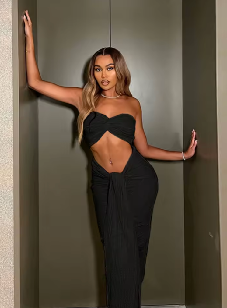 Two Piece Maxi Dress