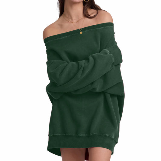 Off The Shoulder Crewneck
