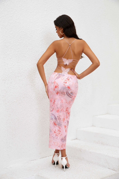 Backless Butterfly Dress