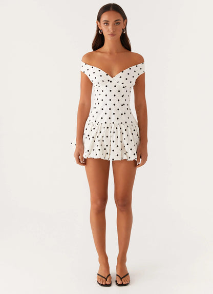 Polka Dot Mini Dress