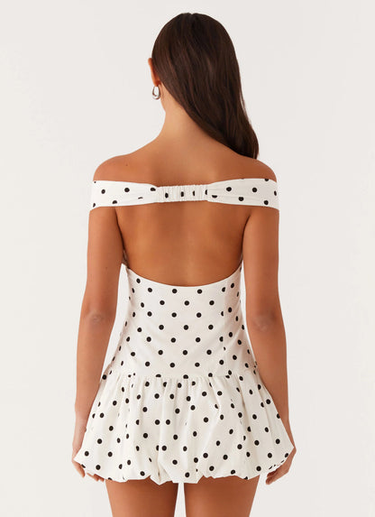 Polka Dot Mini Dress