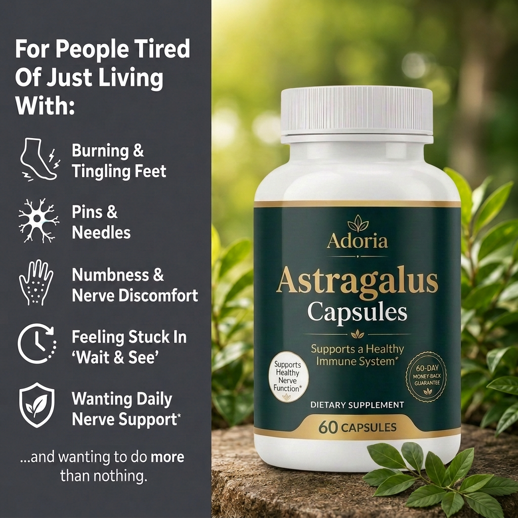 Adoria Nerve Support Astragalus Capsules