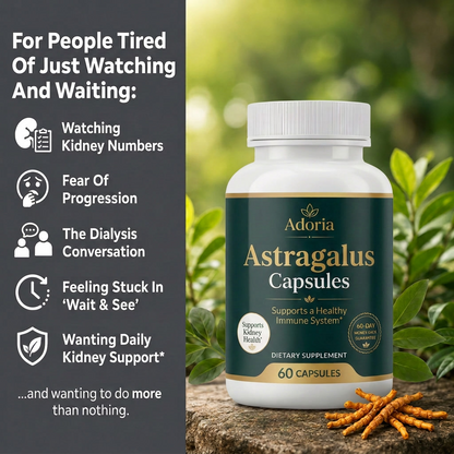 Adoria Kidney Support Astragalus Capsules.