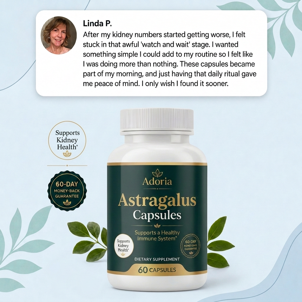 Adoria Kidney Support Astragalus Capsules.