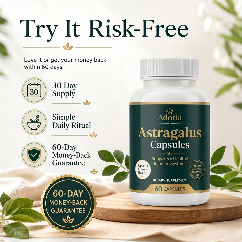 Adoria Kidney Support Astragalus Capsules.